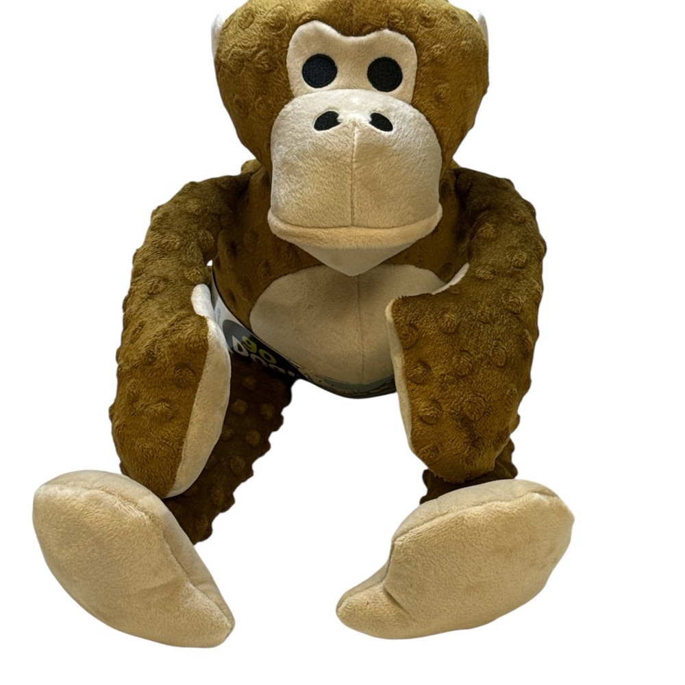 Brown & Cream Plush Monkey Stuffed Animal